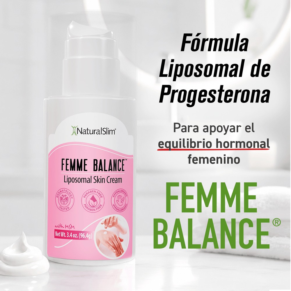 Femme Balance™ | Crema Liposomal Para la Piel — imagen oficial del producto · Vista 3