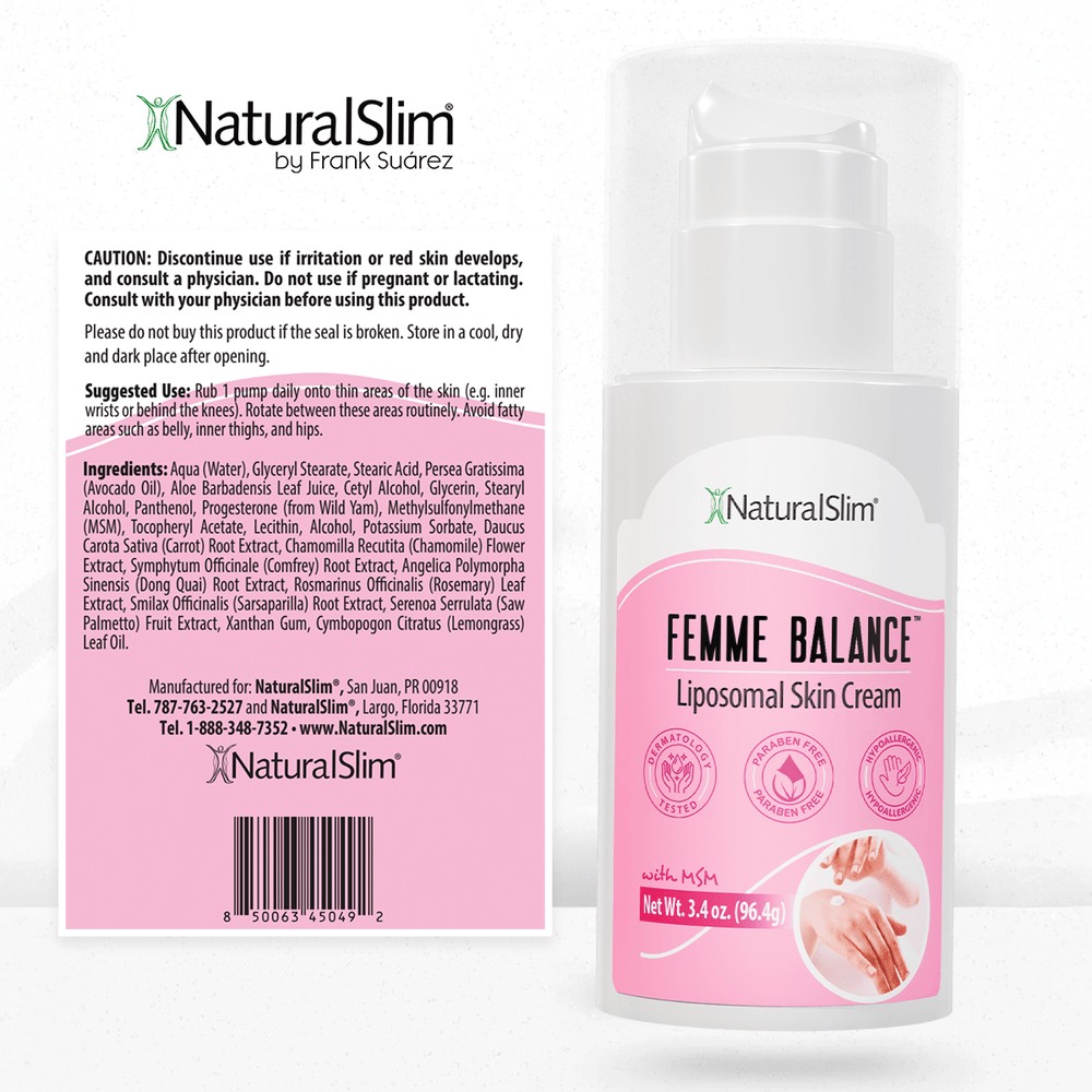 Femme Balance™ | Crema Liposomal Para la Piel — imagen oficial del producto · Vista 5