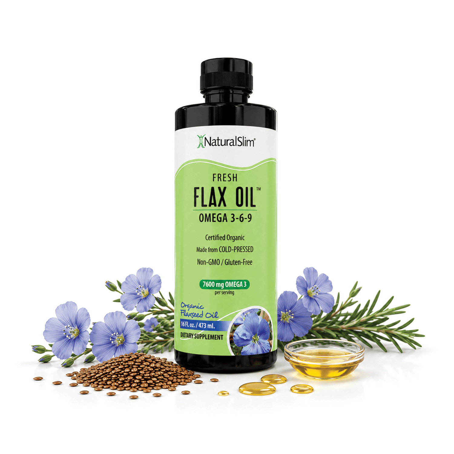 FlaxOil Aceite de Lino NaturalSlim
