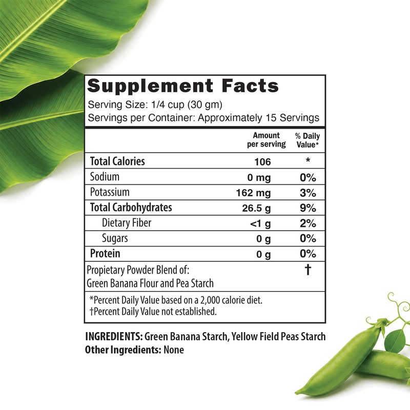 Glucotein® | Prebiótico | Harina de banana verde y guisantes verdes | Procesos Digestivos* — imagen oficial del producto · Vista 4