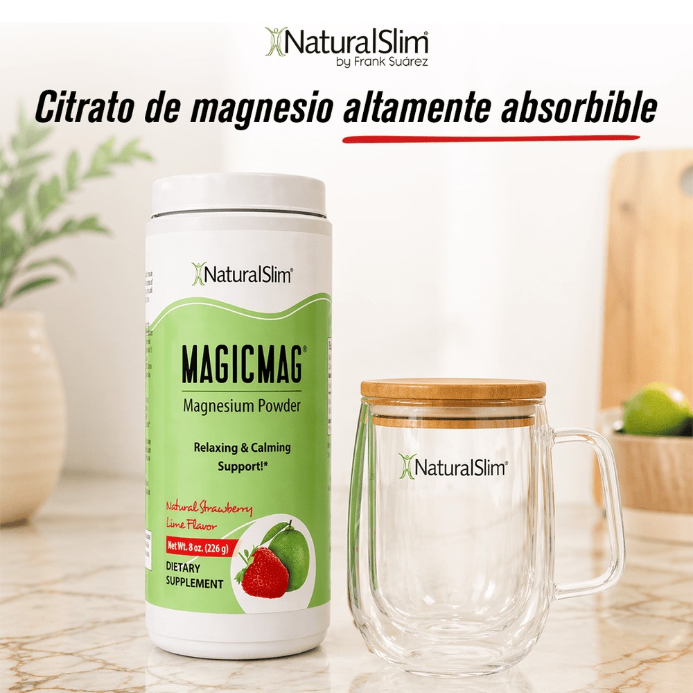 MagicMag® Fresa-Limón | Citrato de magnesio en polvo — imagen oficial del producto · Vista 3
