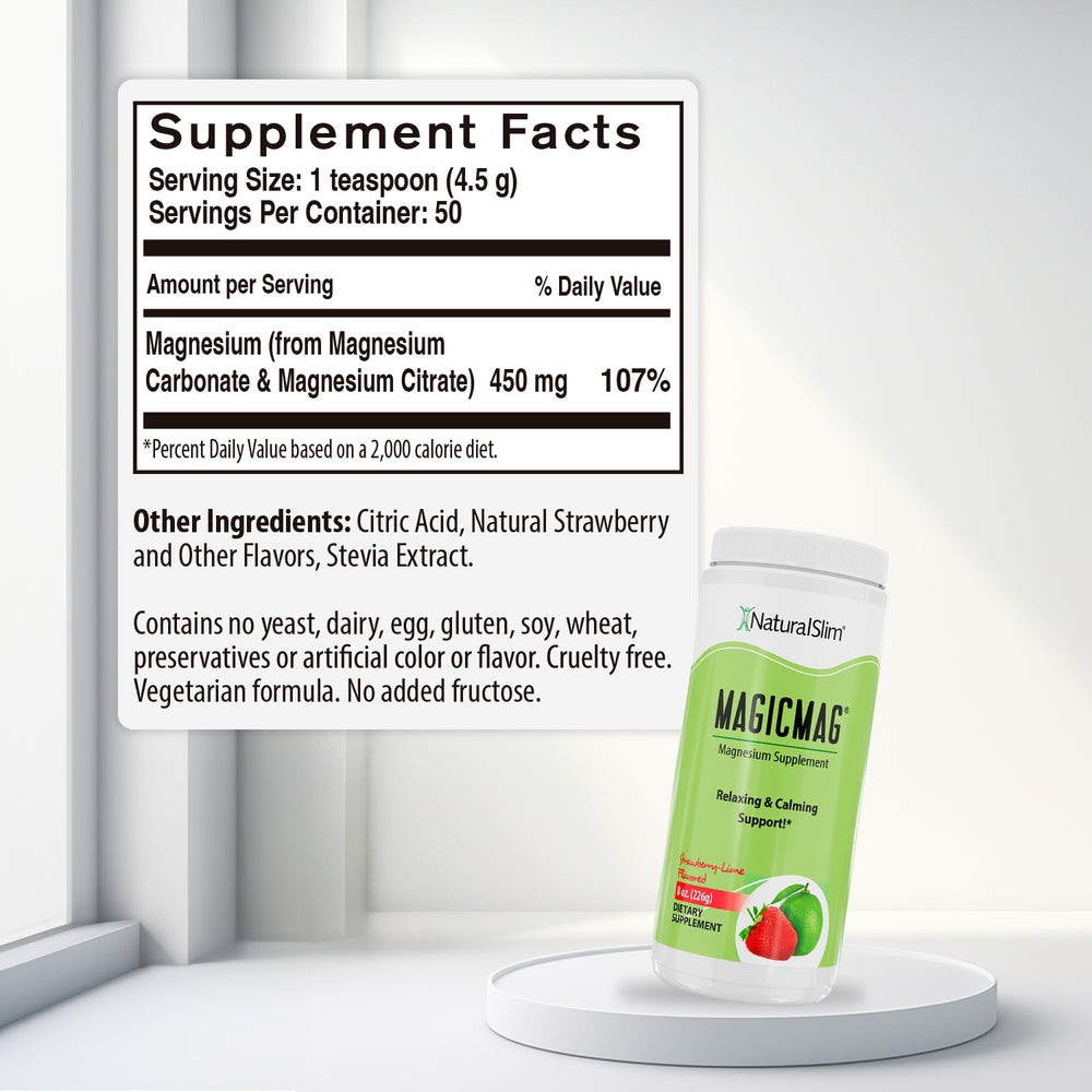 MagicMag® Fresa-Limón | Citrato de magnesio en polvo — imagen oficial del producto · Vista 5