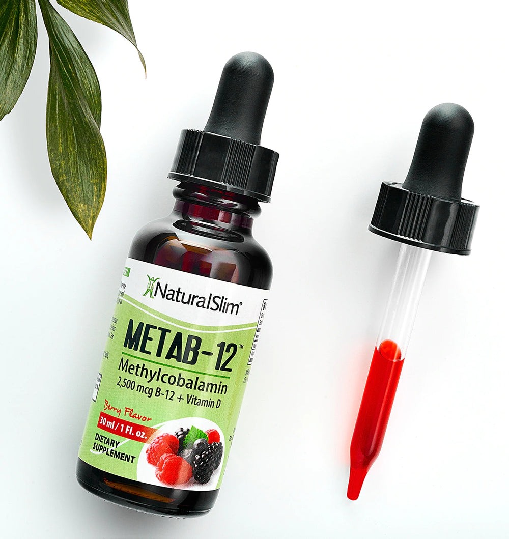 Metab-12 | Berry Liquid Vitamin B-12 (methylcobalamin) + Vitamin D — imagen oficial del producto · Vista 5