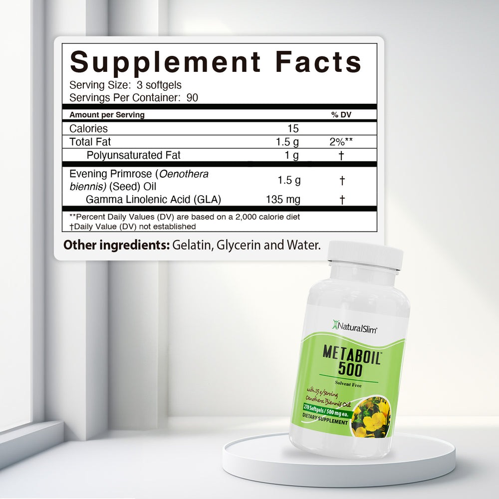 MetabOil 500® | GLA | Quemador de Grasa — imagen oficial del producto · Vista 2