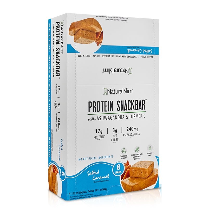 NaturalSlim® Protein Snackbar™ Salted Caramel | Barras de proteína — imagen oficial del producto · Vista 6