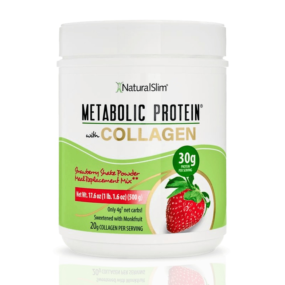 Proteína Metabólica con Colágeno Fresa de NaturalSlim